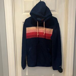 Chubbies Navy pullover fleece hoodie SZ small